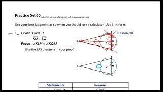 Shormann Algebra 2 Lesson 60 Solutions [upl. by Adiv898]