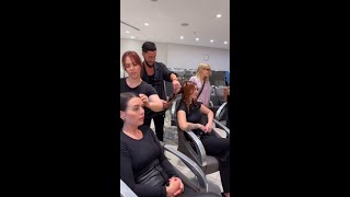 Learning all the best tricks with a wand 🪄 FranckProvost HairSalons Hairdressers HairMagic [upl. by Maletta]