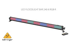 Light up the Stage with the LED FLOODLIGHT BAR 2408 RGBR [upl. by Aisiat402]