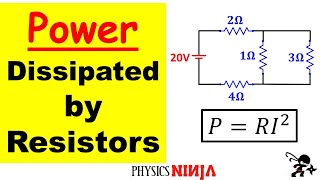 DC Circuits  Power Dissipated in Resistors [upl. by Pampuch139]