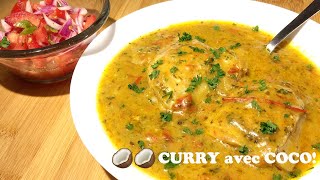 Poulet au coco CURRY🥥Un jour un plat 11 [upl. by Hogan]