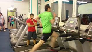 Treadmill Challenge 1 minute at 25 kmh [upl. by Towne]