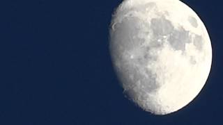 Sony DSCHX30V sample video  extreme zoom on moon [upl. by Leinnad]