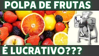 MÁQUINA DE FAZER POLPA DE FRUTA  Despolpadeira Preços Custos e Lucratividade [upl. by Dunseath]