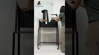 Folding Desk Assembly Video [upl. by Eiuqcaj688]