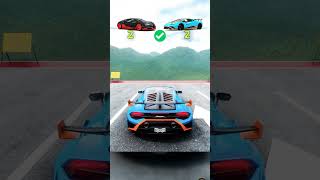 Bugatti Veyron vs Lamborghini STO🔥🔥🔥😶‍🌫️🫠😱😱😱 shorts youtubeshorts [upl. by Hairahs131]