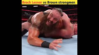 Brock Lesnar vs Braun Strowman Universal Championship Match shorts wwe [upl. by Enneira]