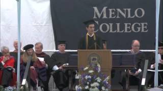 Valedictorian Will Ireton Commencement 2012 Speech at Menlo College [upl. by Hermia]