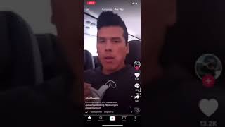 Woman on airplane freaks out as a man eats while not wearing his mask [upl. by Lucho770]