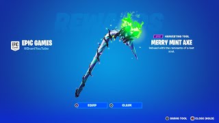 HOW TO GET MINTY PICKAXE FOR FREE IN FORTNITE 2023 [upl. by Otsuaf412]