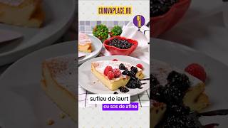 Sufleu de iaurt food video reteteusoare recipe recipe shorts sufle dessert [upl. by Yenial]