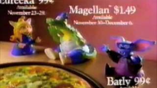 Pizza Hut  quotEureekas Castlequot puppets commercial  1990 [upl. by Nyrmak325]