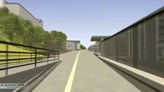 Green Line Extension Community Path  3D Model Presentation [upl. by Aihsyt656]