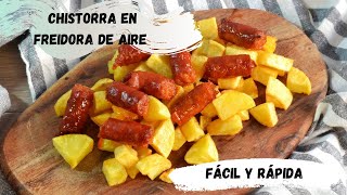 Receta rápida y fácil de Chistorra en freidora de aire 🕒👩‍🍳🔥 [upl. by Ialokin]