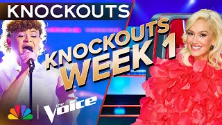 Stunning Performances from the First Week of Knockouts  The Voice  NBC [upl. by Anatsirhc972]