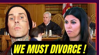 🔥 DIVORCE Travis Barker Moved to divorce Kourtney kardashian Finally celebritynews kardashian [upl. by Weed850]