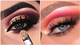 Os Melhores Tutoriais de Maquiagem para os OLHOS Glam Makeup Tutorial Compilation 63 2021 â™¥ [upl. by Hardwick14]