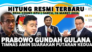 Hasil Hitung Resmi KPU Terbaru Sabtu 16 Maret 2024 Suara Prabowo Diungkit di Pleno KPU [upl. by Arella]