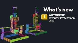 Whats new Autodesk Inventor Professional 2025  Assembly in colors [upl. by Donni]