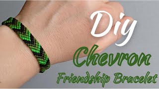 DIY Chevron Friendship BraceletHow to Make Chevron Bracelet GulnarHandMade Bracelet [upl. by Pris]