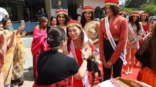 Miss India 2023 Arrival Day in Manipur for the Grand Finale coverage by Beauty Queens Northeast 🥰🤩 [upl. by Aniratak]