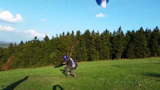 ParaglidingStart in Zeitlupe [upl. by Vil]