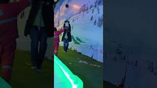 Zip line in Winterland Lahore winterlandlahore zipline viralshort travel downtown [upl. by Wandis]