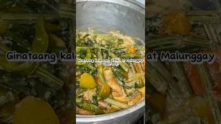 Ginataang Kalabasa Sitaw Malunggay homemade ginataangkalabasa shrimp crab recipe ytshorts [upl. by Enieledam]