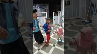 Gina gani ikut papa sholat😘🥰😍💚💜❤💙🤍🇵🇸🇮🇩 [upl. by Akzseinga894]