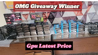 Giveaway Winner Announcement And Gpu Prices  DailyPriceIdea [upl. by Adnulahs750]