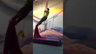 Silks  Rollup to Crossback Straddle [upl. by Ailama]