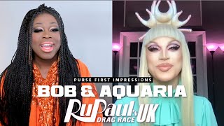 Bob The Drag Queen amp Aquaria  Purse First Impressions  RPDRUK S2E1 [upl. by Attenehs]