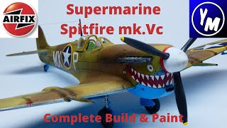 how to build a spitfire model airfix airplane [upl. by Retsevel589]