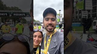 Running first half marathon together motivation halfmarathon [upl. by Omissam401]