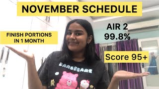 November Schedule to finish portions and score 95  cbse cbseclass10 [upl. by Nelyt518]