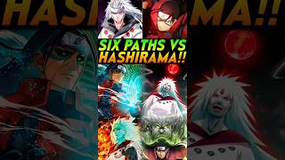 SIX PATHS MADARA VS PEAK HASHIRAMA  anime boruto madara [upl. by Troth]