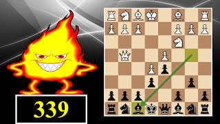 Blitz Chess 339 French Defense Winawer Advance [upl. by Nyliuqcaj813]