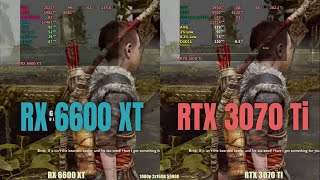 rtx 3070ti vs rx 6600 xt 2024 gaming [upl. by Anayk]