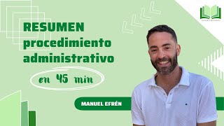 Resumen procedimiento administrativo [upl. by Namreg554]