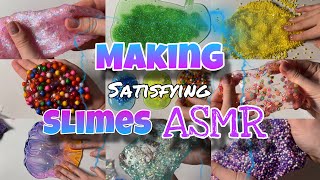 Making Different Slimes  Very Satisfying Slime ASMR Video  Relaxing Slime No Talking  Mixing [upl. by Alysa865]