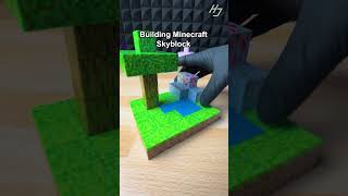 I built a Minecraft Skyblock craft minecraftbuilding minecraft [upl. by Eltotsira]