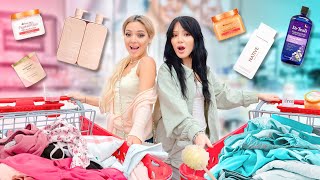 NO BUDGET TARGET SHOPPING CHALLENGE Sister vs Sister [upl. by Derrej]