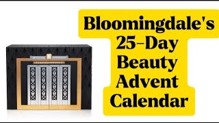 Bloomingdales 25 days beauty advent calendar [upl. by Drofniw]