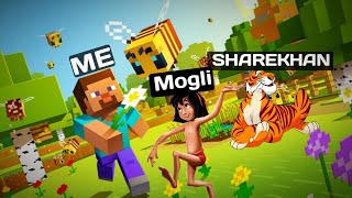 Minecraft But I Meet Mowgli In Minecraft 😱  Monster stroke [upl. by Rephotsirhc]