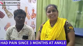 OLD ANKLE LIGAMENT RECOVERYreview anekalputturkattu ligamentinjury anklesprain hindireviews [upl. by Hsirap]