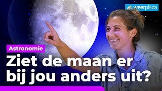 Waarom de maan er overal anders uitziet 🌝  Weerplaza Astronomie [upl. by Kcirdnekal422]