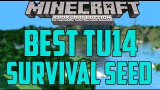 Best TU14 Survival Seed  Minecraft Xbox 360  PS3 TU14 Seed Showcase 6 [upl. by Arola721]