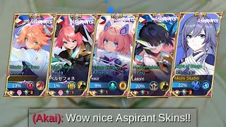 WELCOME NEW ASPIRANTS SKINS [upl. by Eerat]