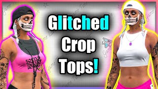 GTA5 I NEW How To Create Glitched CROP TOPS Female NO TRANSFER [upl. by Aronas674]