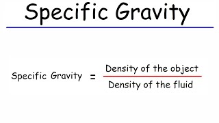 Specific Gravity [upl. by Netsirk]